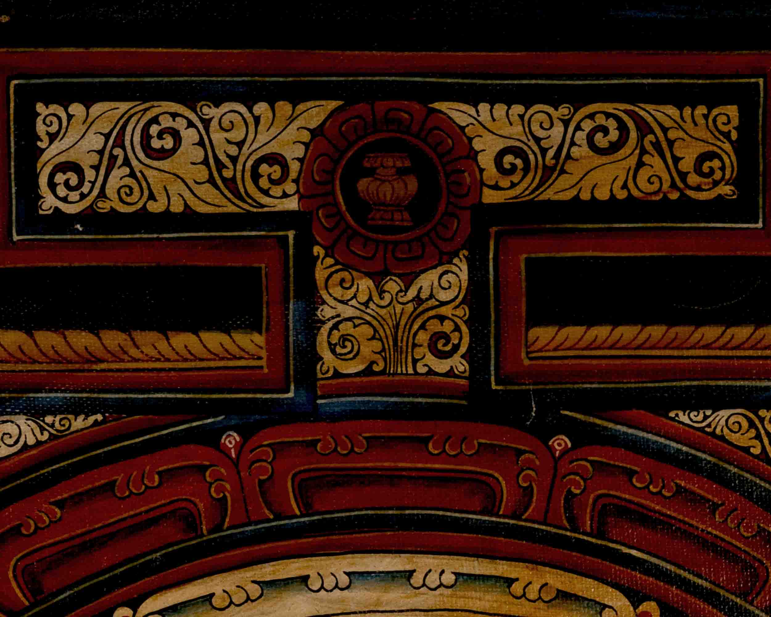 Tibetan Kalachakra Mandala Thangka | Traditional Art Thangka