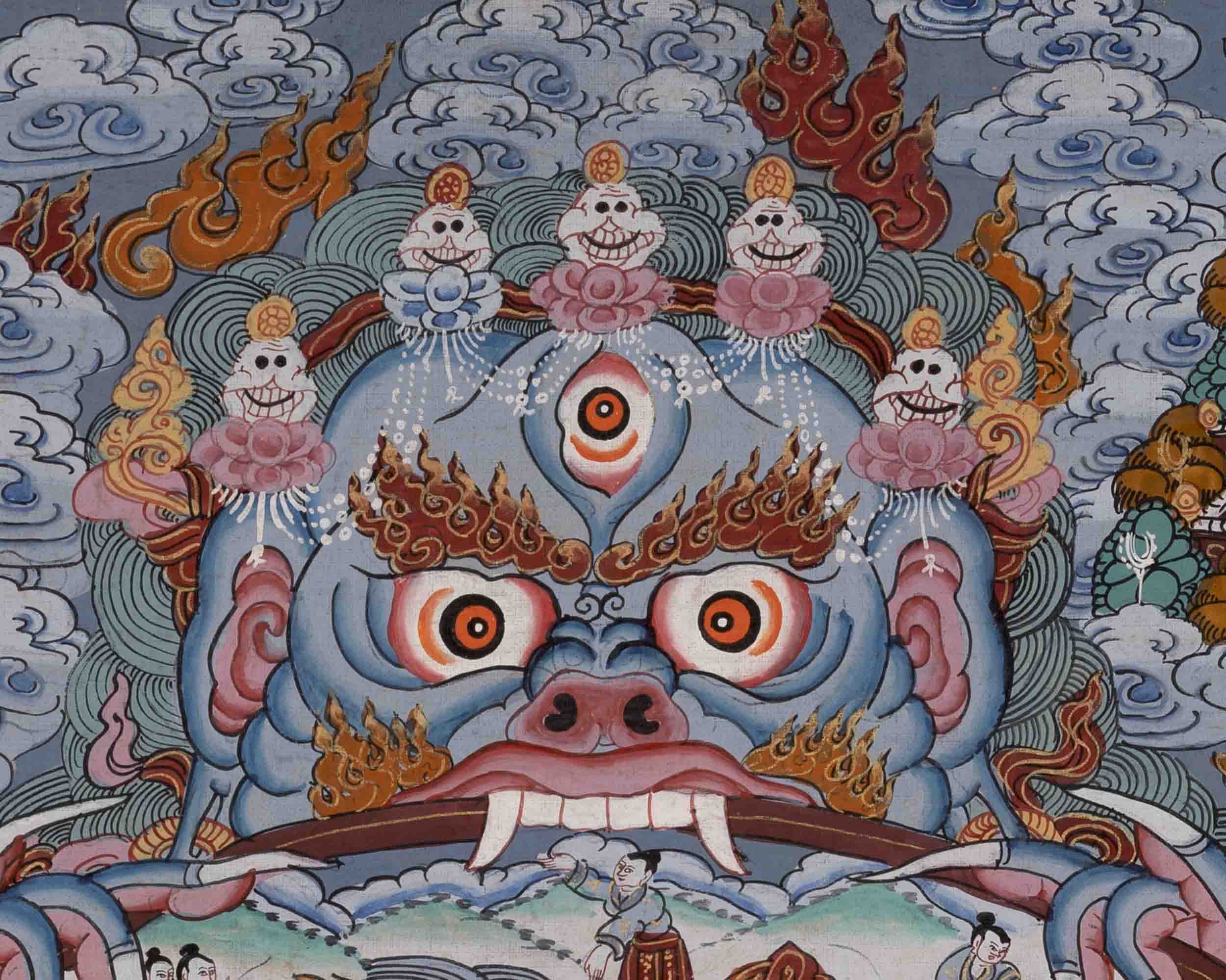 Wheel of Life | Traditional Tibetan Thangka | Wall Decors