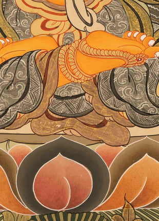 Manjushree Thangka Art | Tibetan Buddhist Bodhisattva