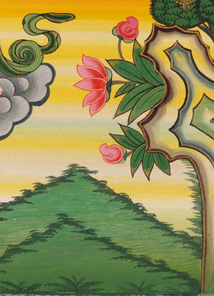 Handpainted Shakyamuni Buddha | Tibetan Wall Decoration Painting