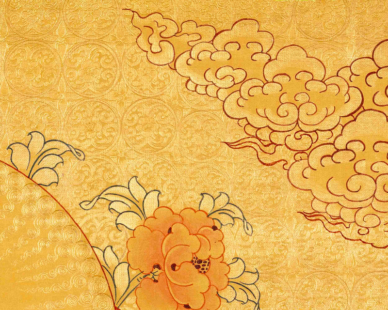 Shakyamuni Buddha Thangka Painting | Wall Hanging Decor