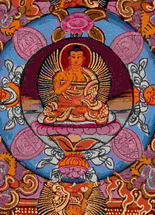 Fine Quality Buddha Mandala Thangka | Hand-painted Tibetan Thangka