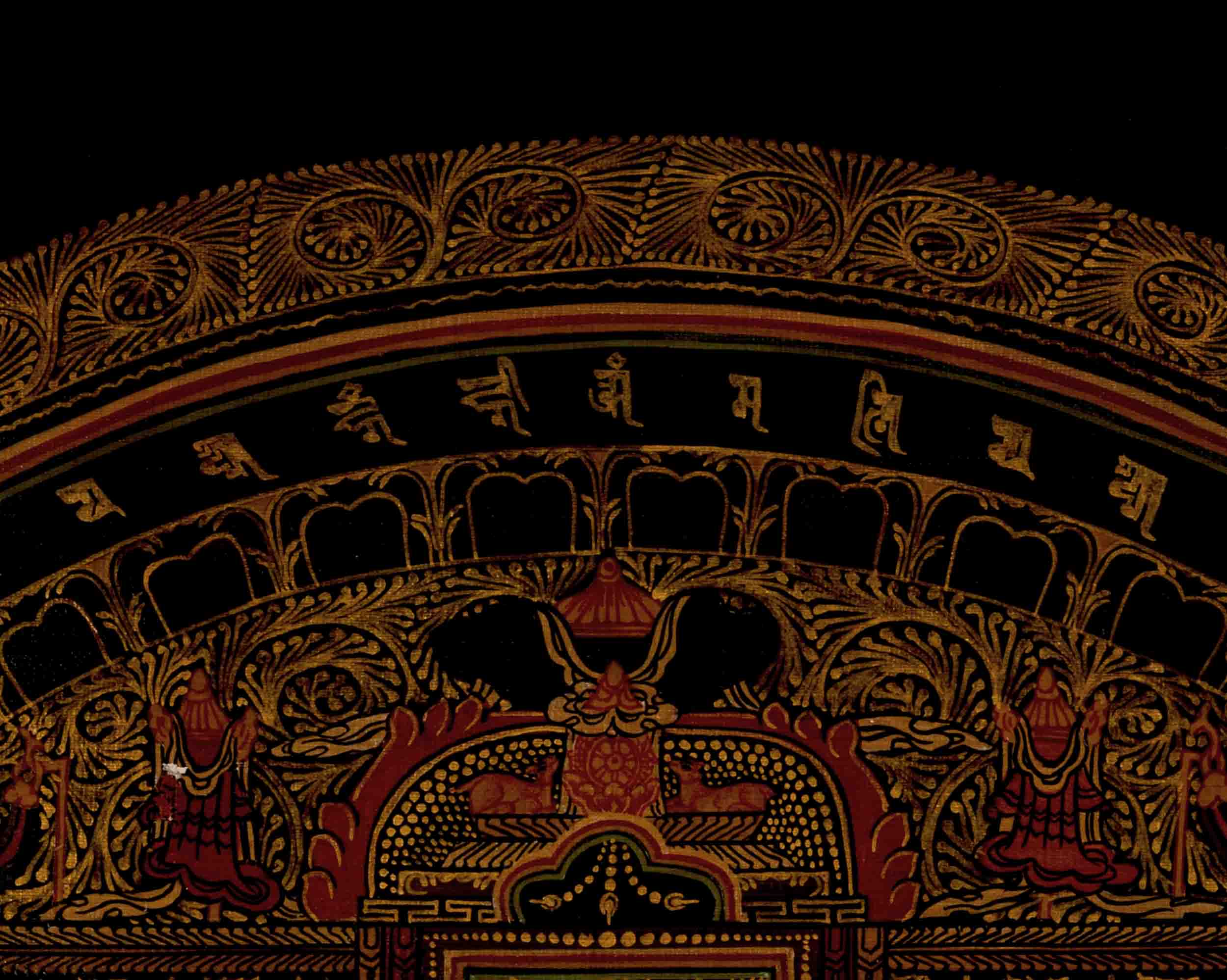 Buddhist Mandala Thangka | Religious Tibetan Art | Wall Decors