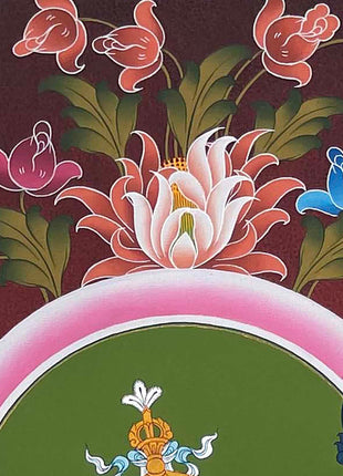 Guru Rinpoche Thangka | Religious Buddhist Art | Wall Decors