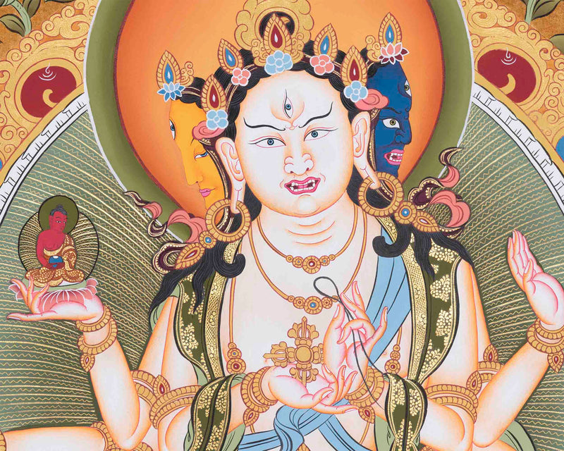 Wall Hanging Namgyalma Thangka | Decoration For Meditation And Yoga