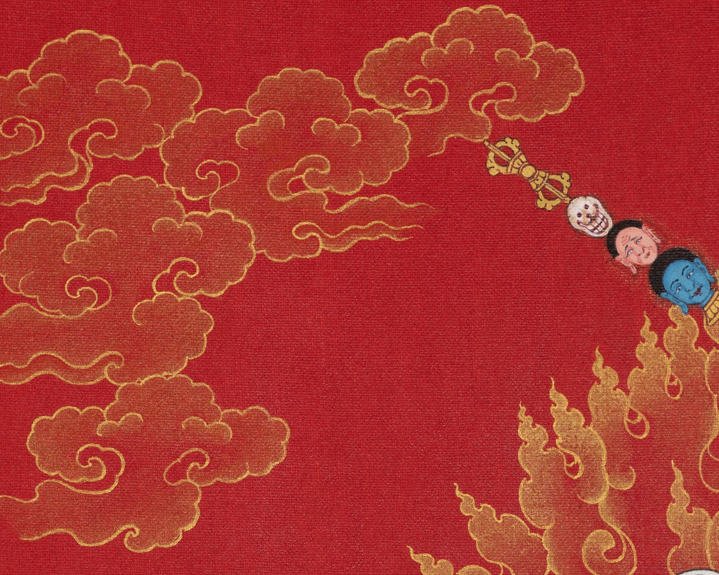 Vajrayogini Thangka | Handmade Tibetan Art | Dakini Painting