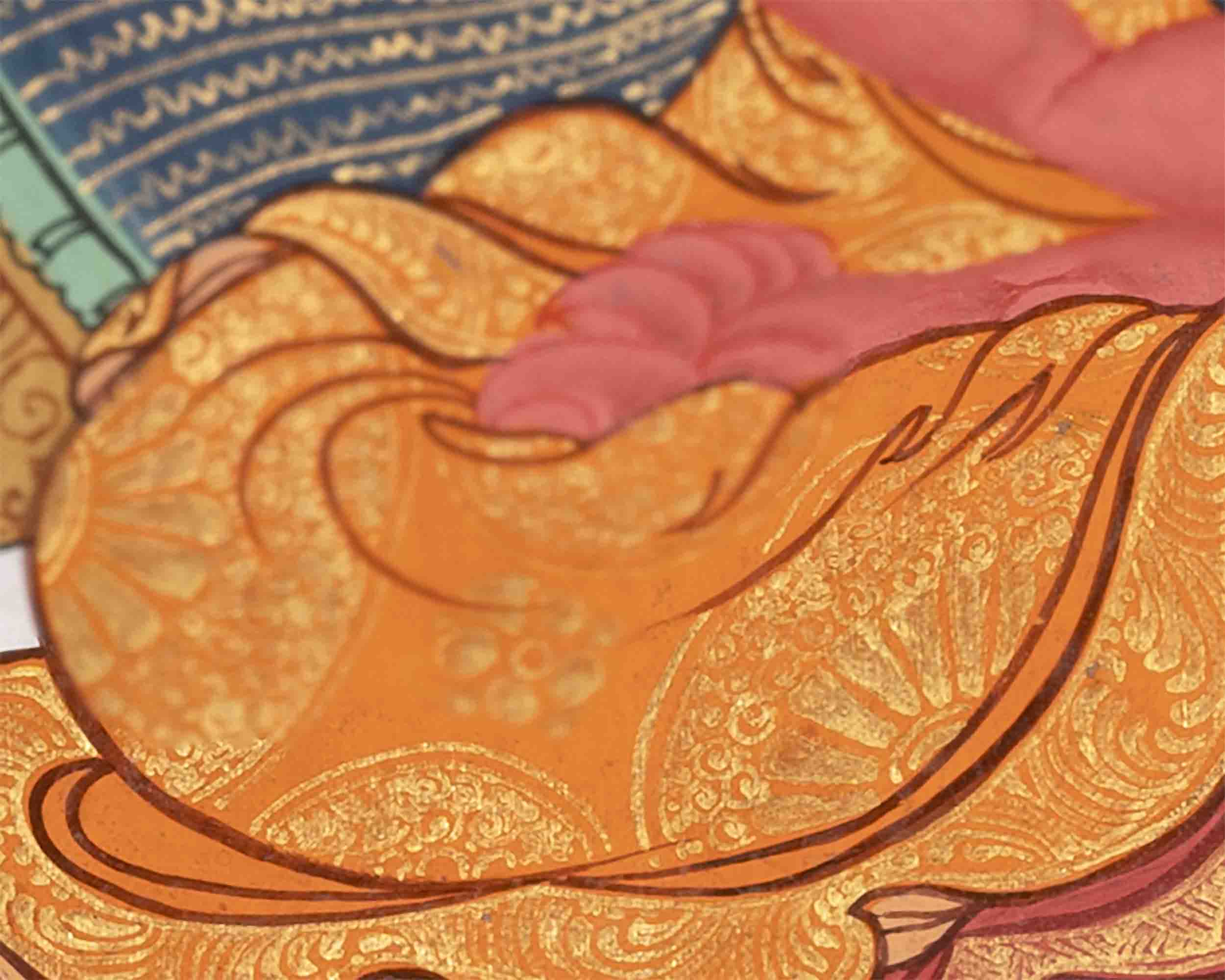Amitabha Buddha Thangka | Buddhist Traditional Paint | Wall Decors