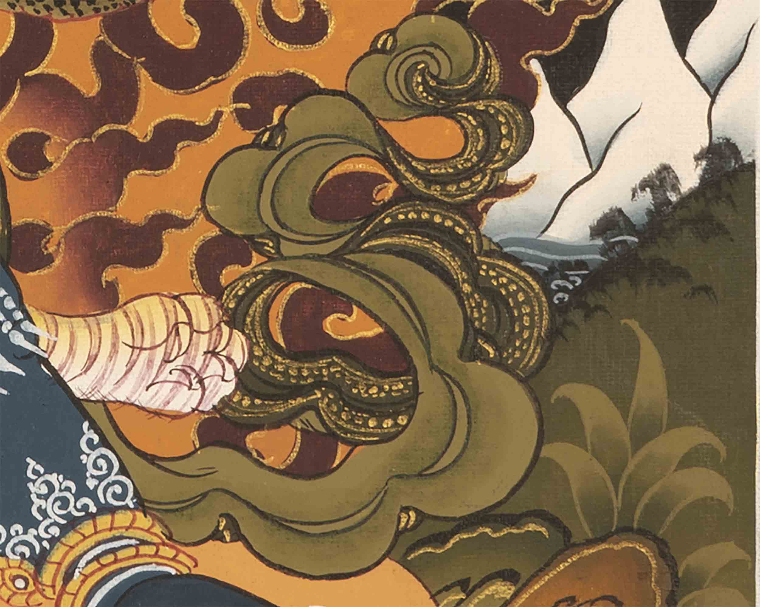 Tibetan Vajrapani Thangka |  Wall Decorations