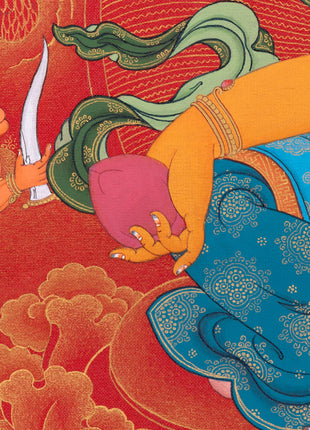 Dzambala Thangka | Buddhist Thangka Painting