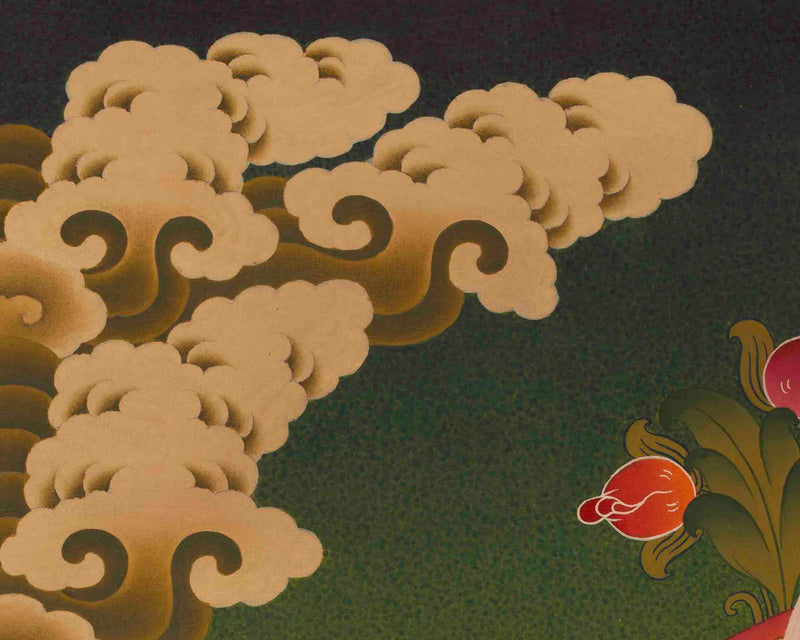 Manjushree Thangka | Bodhisattva Of Wisdom | Wall Decors