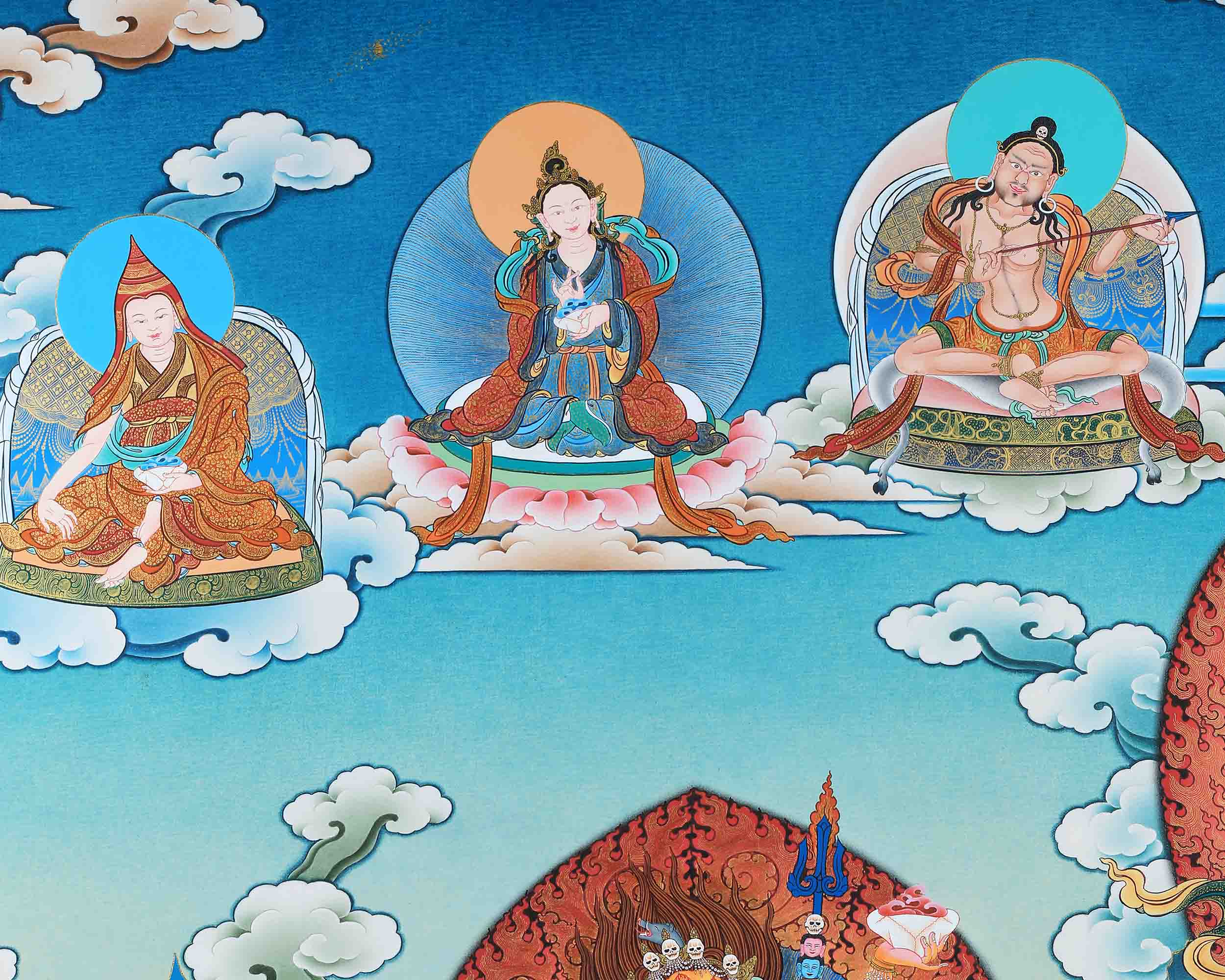 Troma Nagmo Empowerment Thangka | Traditional Buddhist Dakini Hand Painted Art