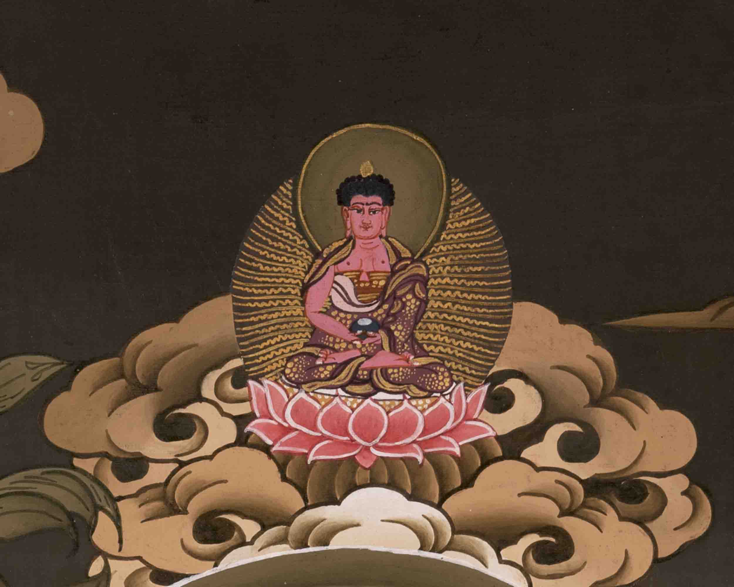 Green Tara Thangka | Buddhist Religious Art | Wall Decors