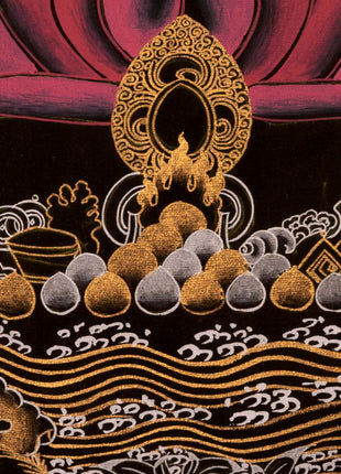 Bodhisattva Manjushree Thangka | Buddhist Art Painting