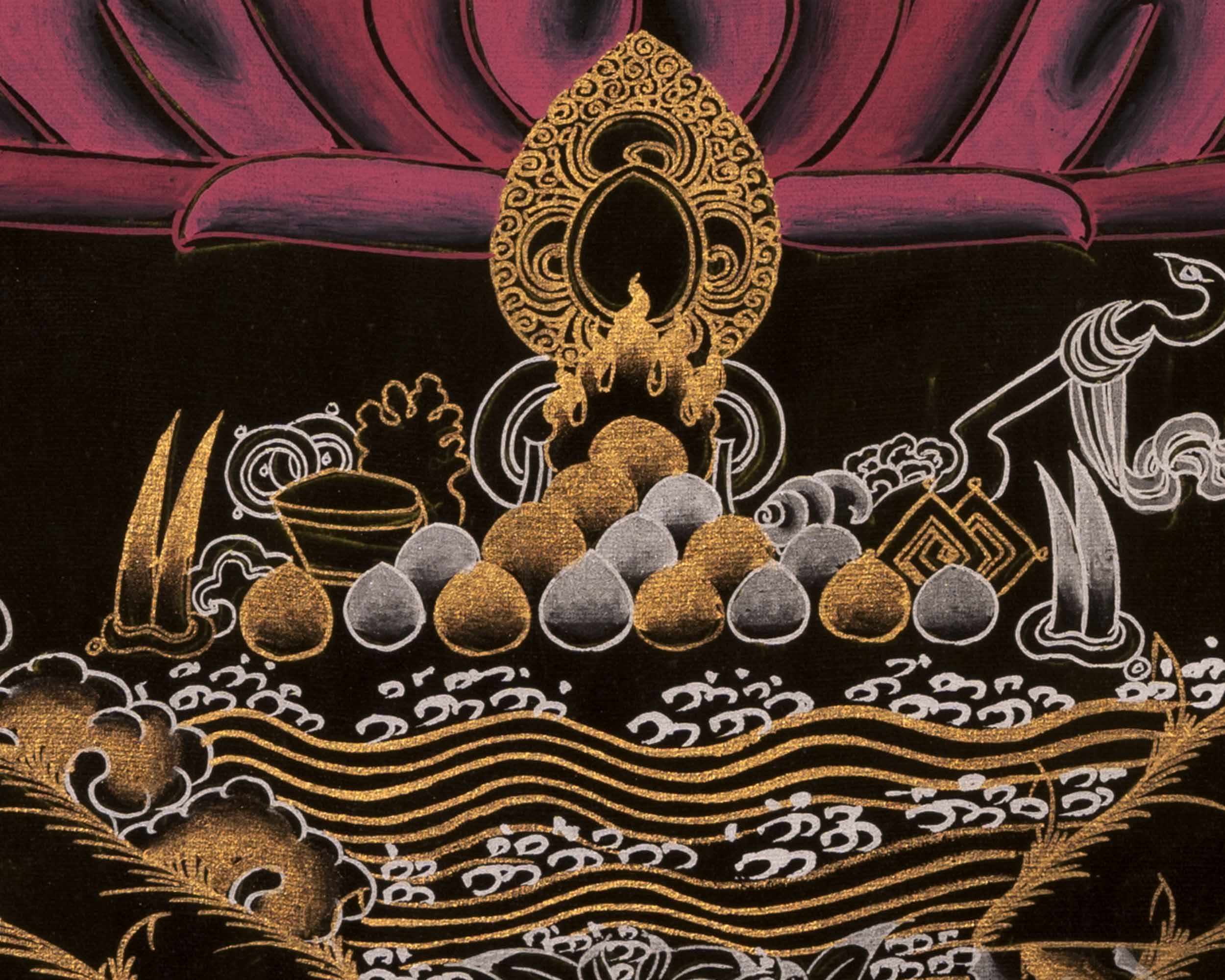 Bodhisattva Manjushree Thangka | Buddhist Art Painting