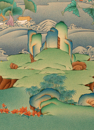 Guru Rinpoche Thangka | Tibetan Buddhist Art | High-quality Giclee Print