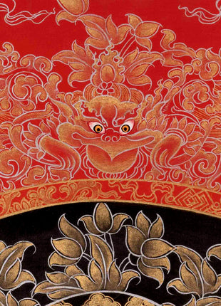 Bodhisattva Chengrezig Thangka | Original Handpainted Art | Traditional Painting