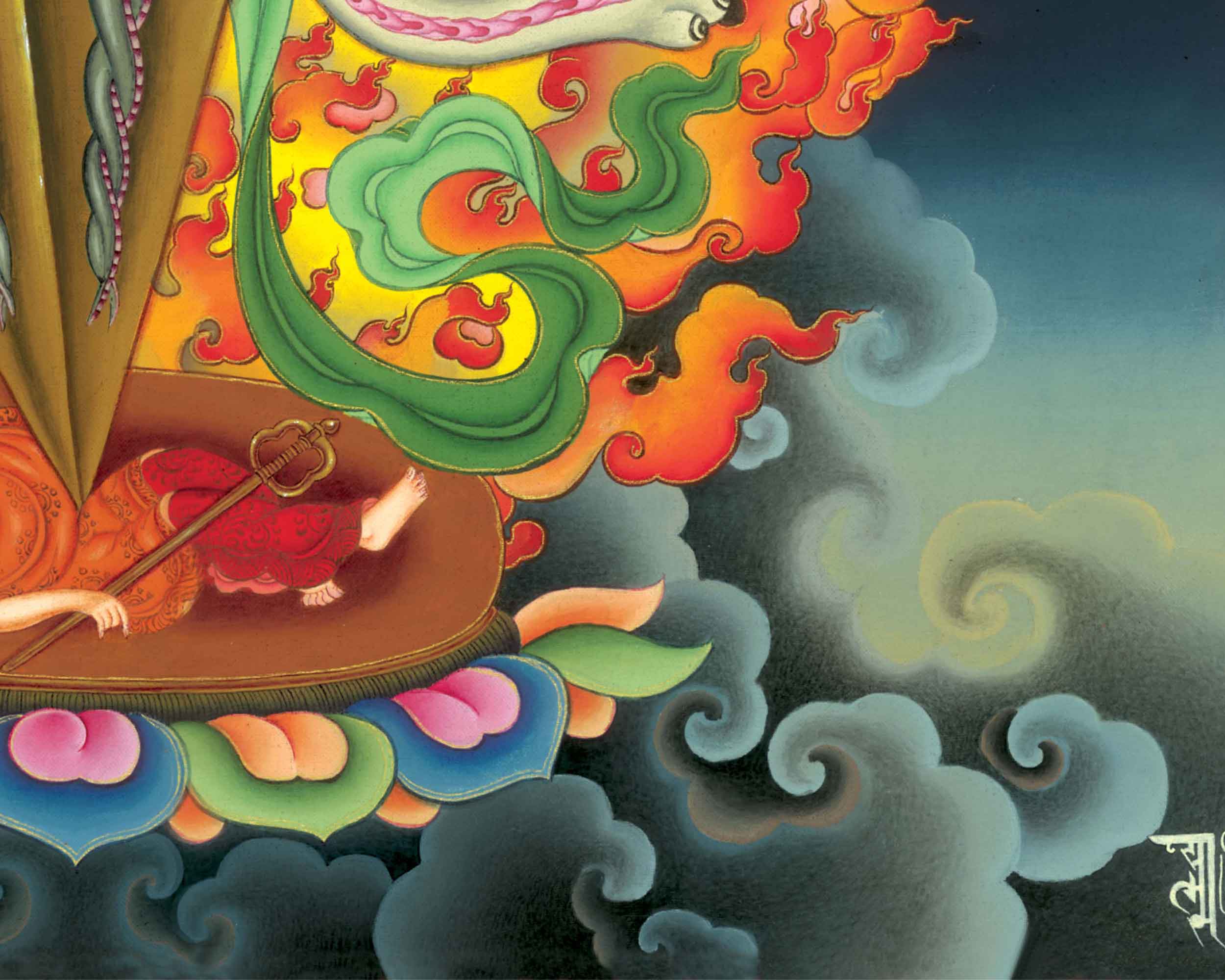 Dorje Phurba Thangka Print | Spiritual Gifts | Canvas For Meditation