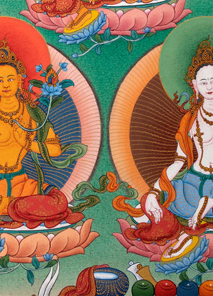 21 Tara Print | Twenty-One Tara Thangka of the Chandragomin Tradition