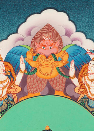 Himalayan Buddha Shakyamuni | Originally Hand-Painted Thangka