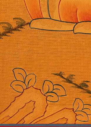 Manjushri Tibetan Thangka | Wall Decor Art