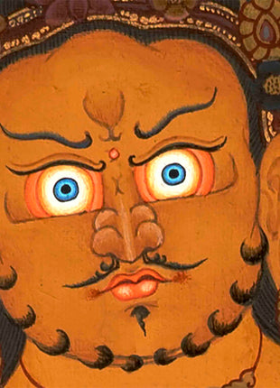 Deity Of Wealth Thangka | Traditional Tibetan Art | Wall Decors