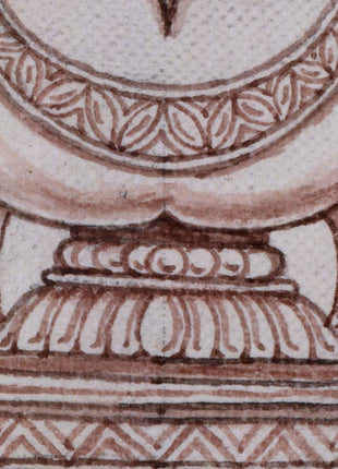 High-Quality Print For Ganesha Mantra | Ganesh On Kalash Drawing For Ceremonies