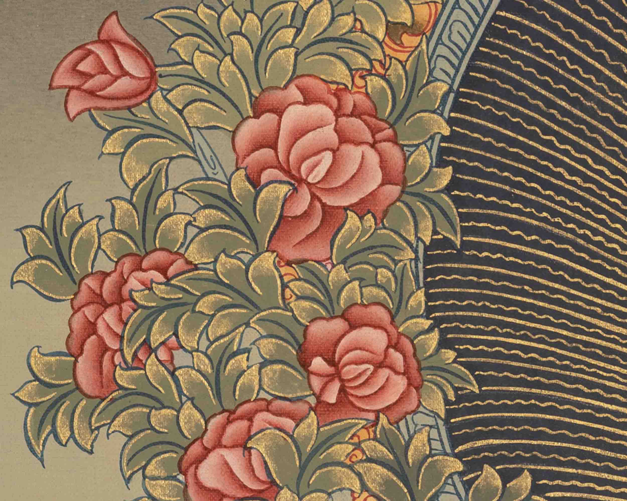 Traditional White Tara Thangka | Religious Artwork | Wall Decors