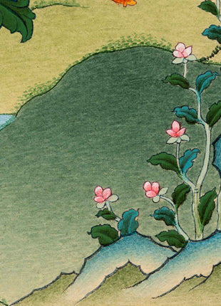 Healing Buddha Thangka | Traditionally Painted Medicine Buddha Art