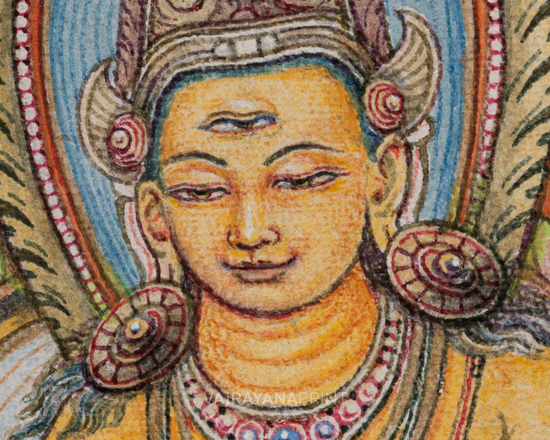 High-Quality Print Of Indra God | Indra The Lord Of Heaven | Himalayan Art