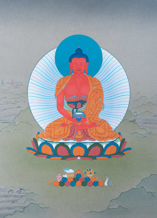 Amitabha Buddha Thangka Painting