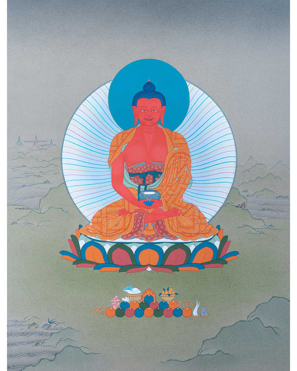 Amitabha Buddha Thangka Painting