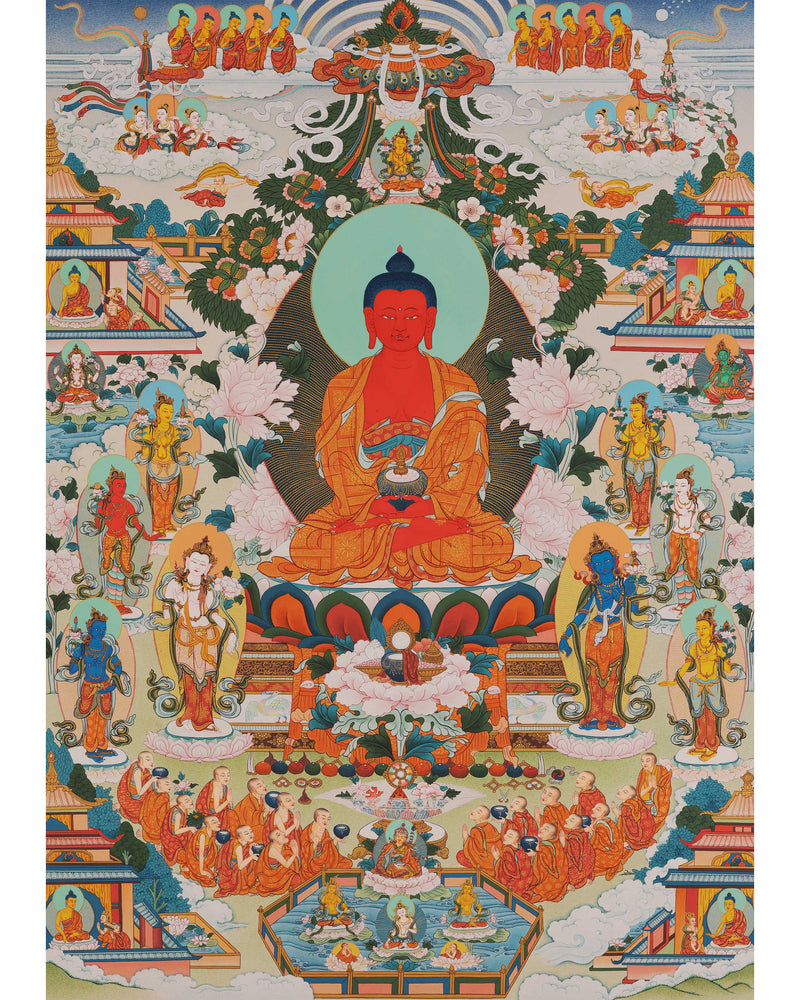 Amitabha Buddha Thangka 