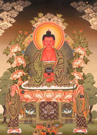 Amitabha Buddha Buddhist Thangka | Wall  Decor