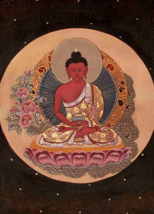 Amitabha Buddha Thangka | Traditional Buddhist Art | Wall Decors