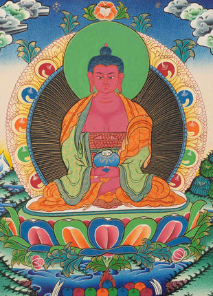 Amitabha Buddha Thangka | Wall Hanging