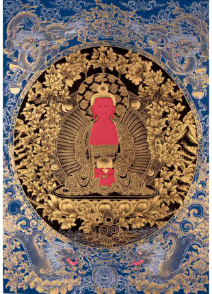 Amitabha Buddha Thangka | Handpainted Art | Religious Gifts