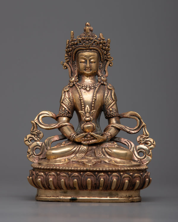 Copper Amitayus Buddha Statue