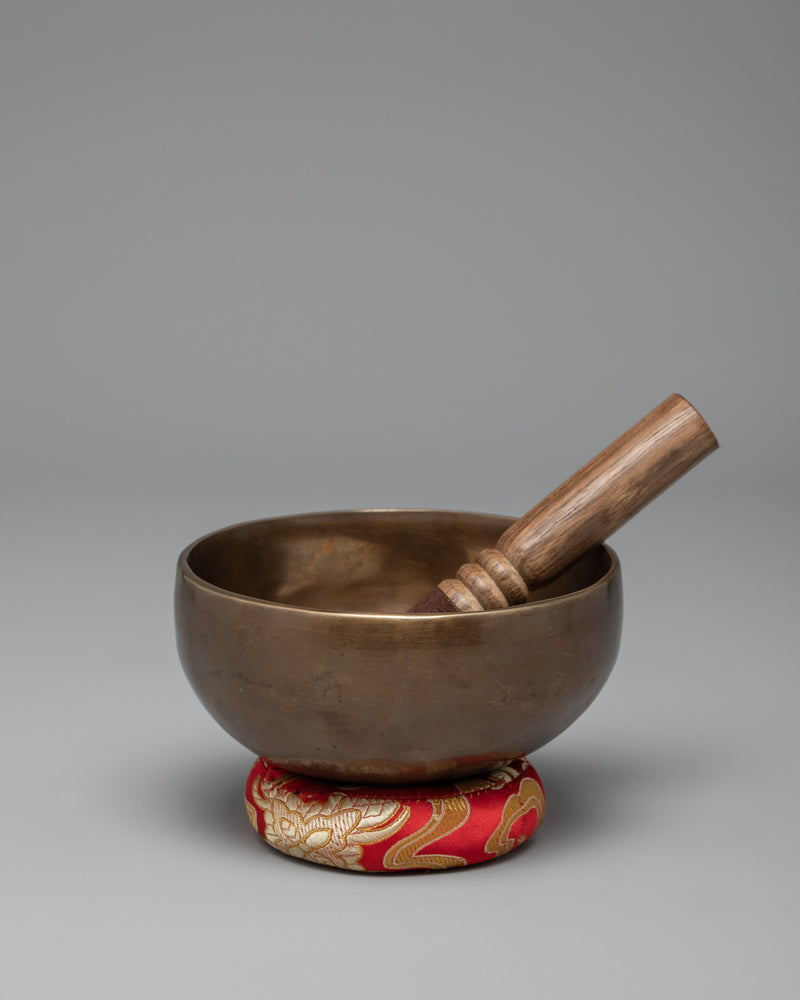Tibetan Singing Bowl with Antqiue Finish | Buddhist Bowl 