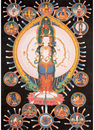 Avalokiteshvara Thangka | Buddhist Painting