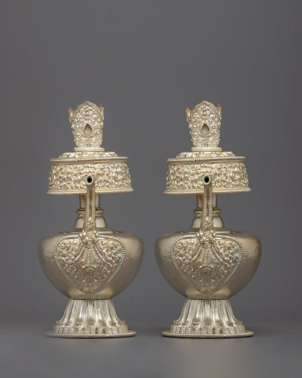 Silver Plated Bhumba Set 