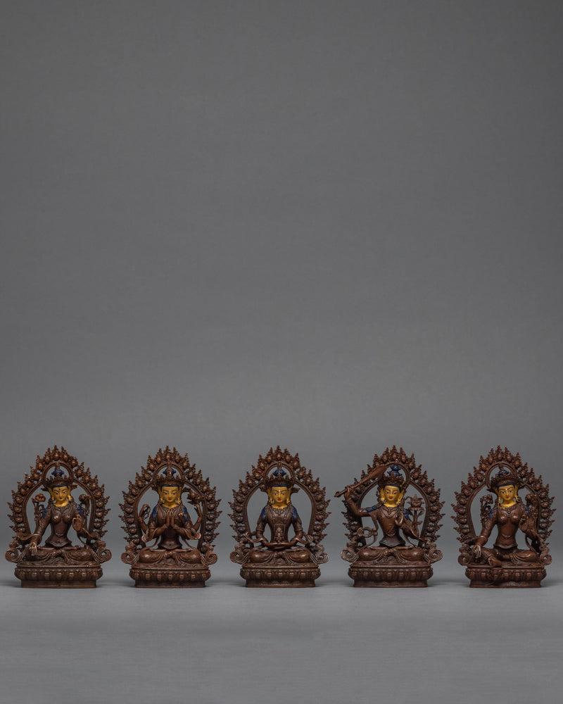 Boddhisattva Home Decor Statue Set