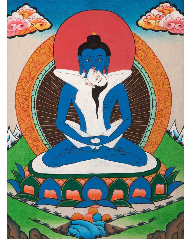 Bodhisattva Samantabhadra Buddha | Yab Yum Samantabhadra Buddha | Religious Wall Decor