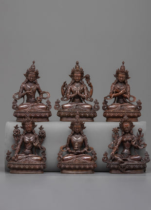Six Bodhisattva Deities Set | Sacred Collection to Elevate Your Spiritual Space