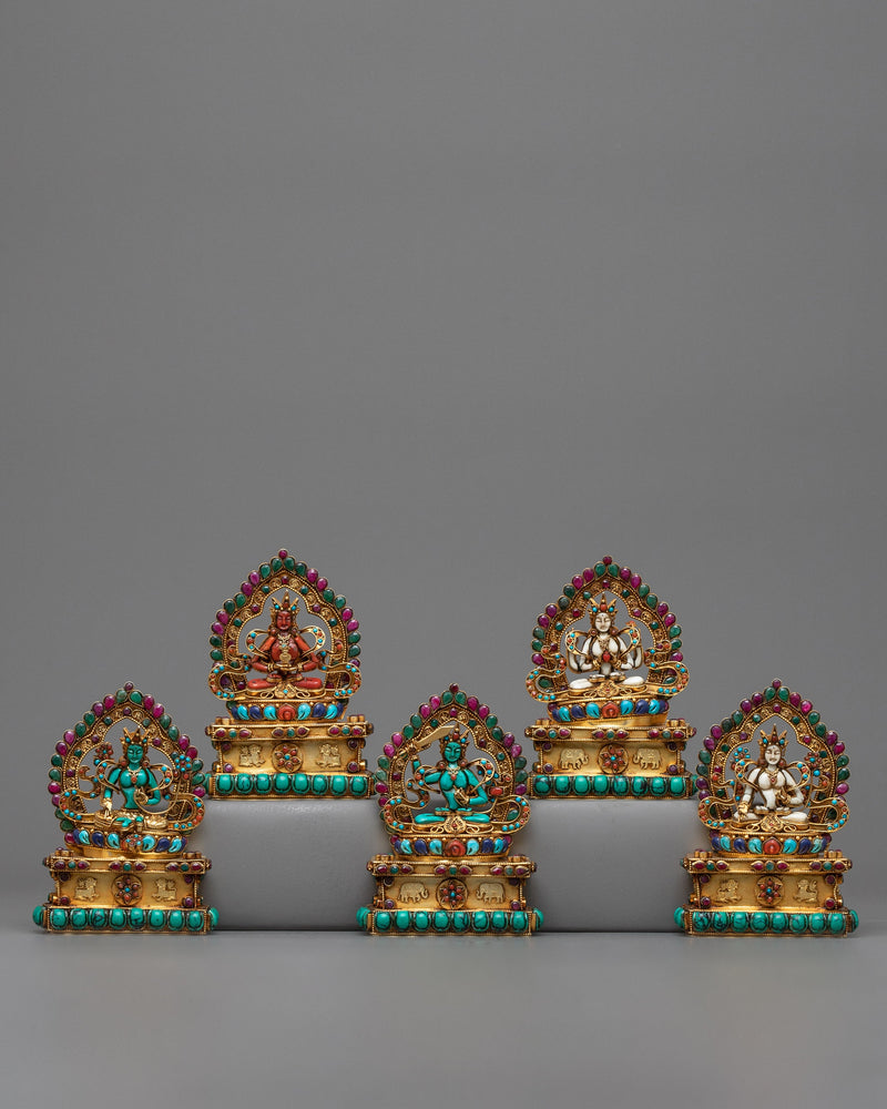 Five Bodhisattva Set Statue