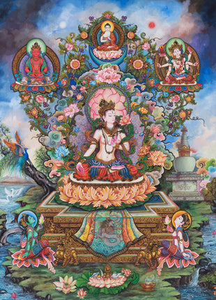 Bodhisattva White Tara | Nevari Art Style