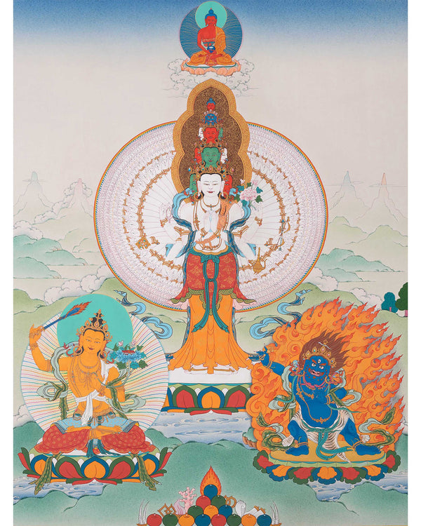 Bodhisattva Thangka Art