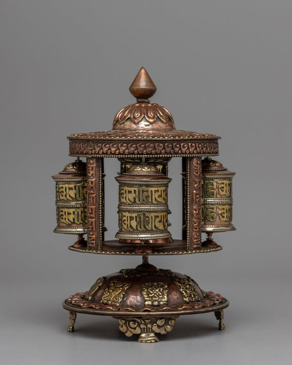 Copper Buddhist Prayer Wheel