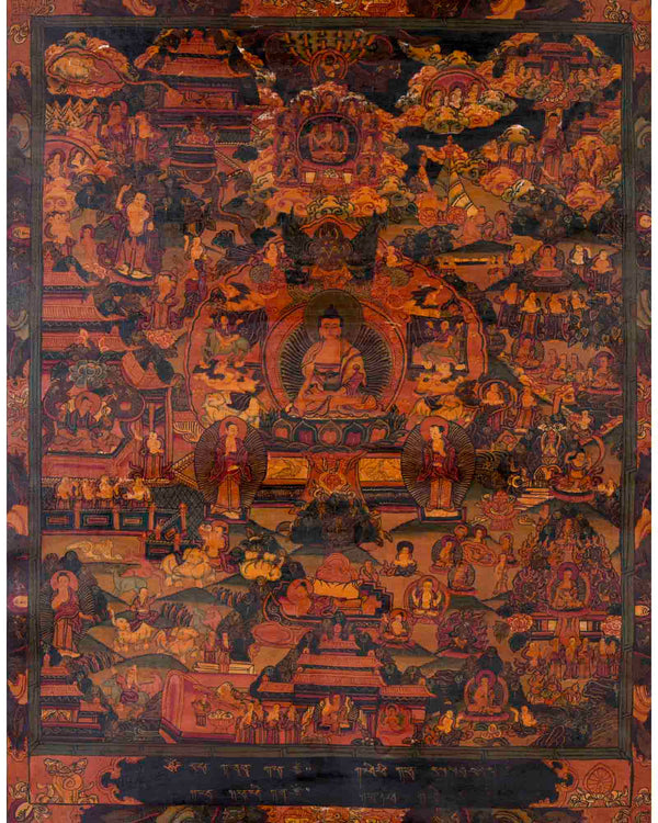 Buddhist Buddha Life Story | Religious Thangka | Wall Decors