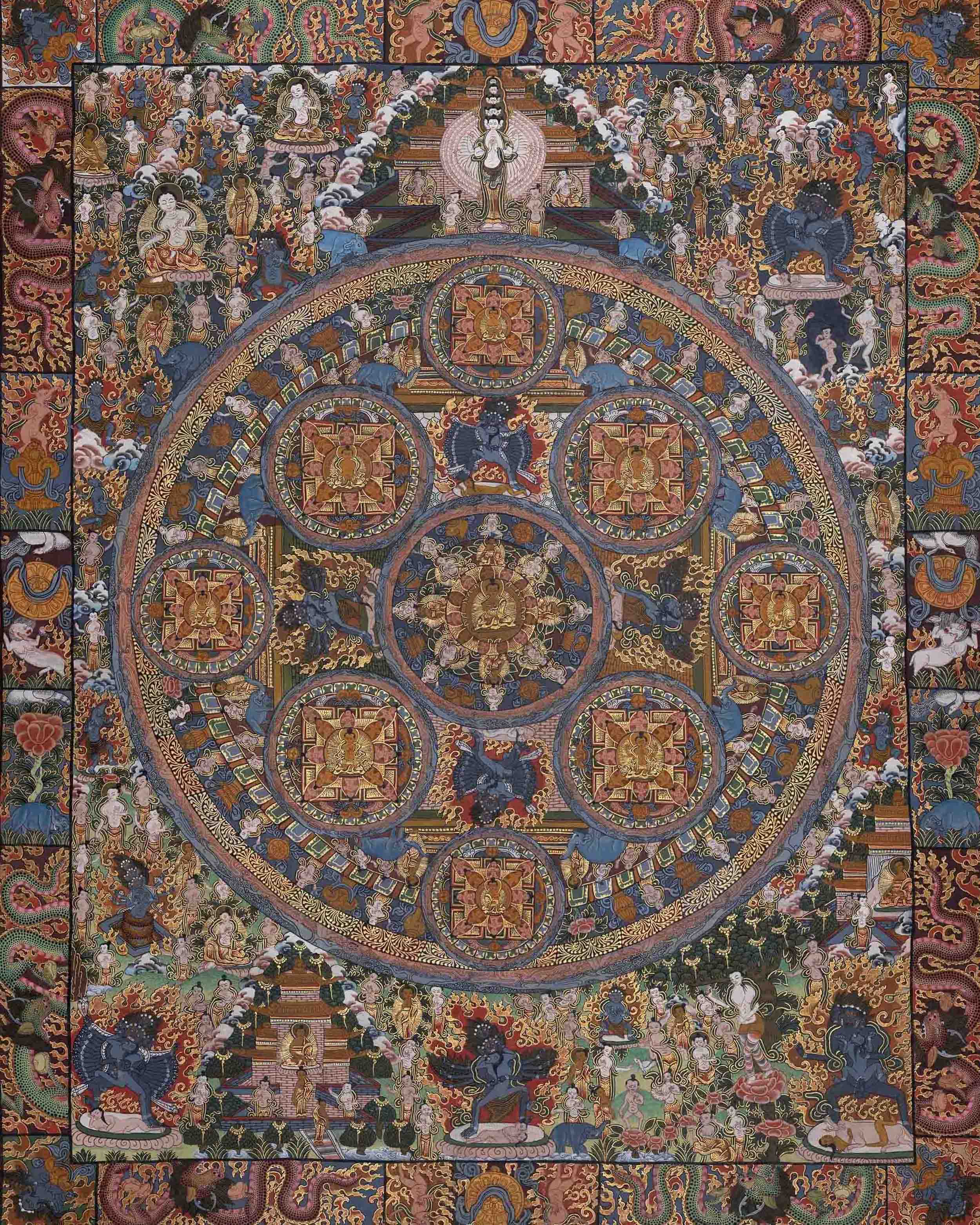 Buddha Mandala Thangka