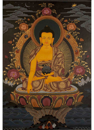 Buddha Shakyamuni Thangka | Wall Hanging Decoration